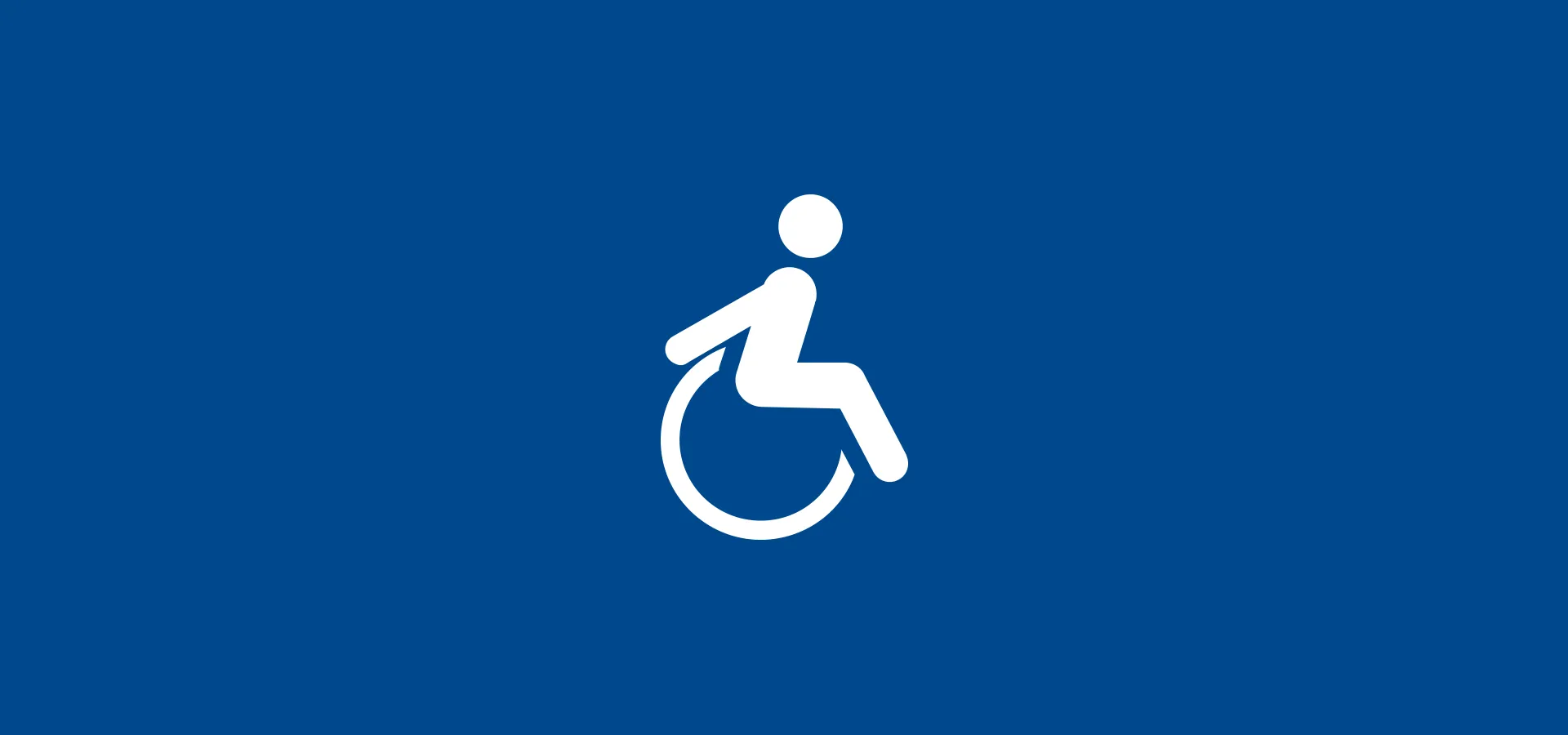 Icon Rollstuhlfahrer