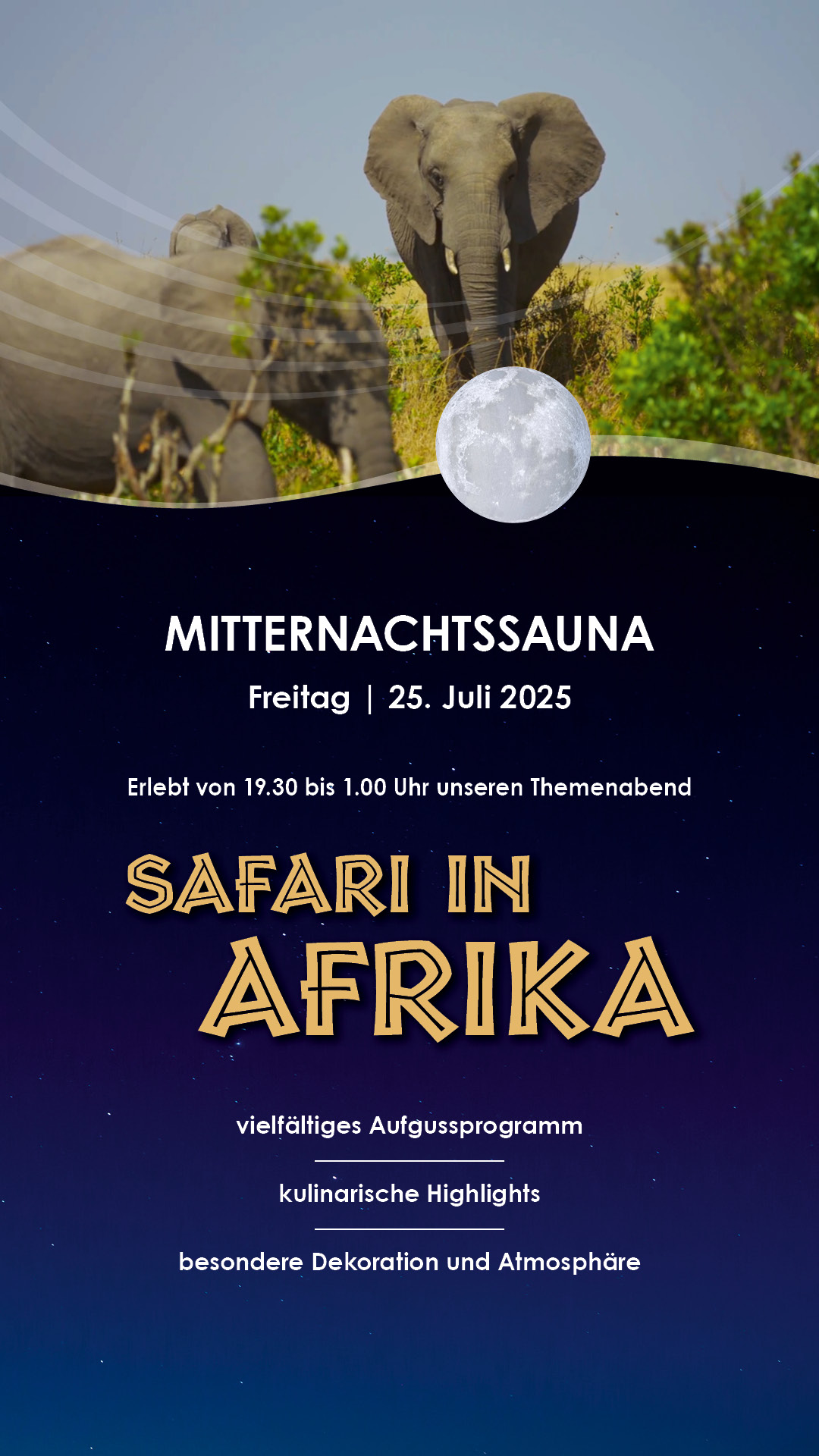 Elefant in Afrika und Informationen