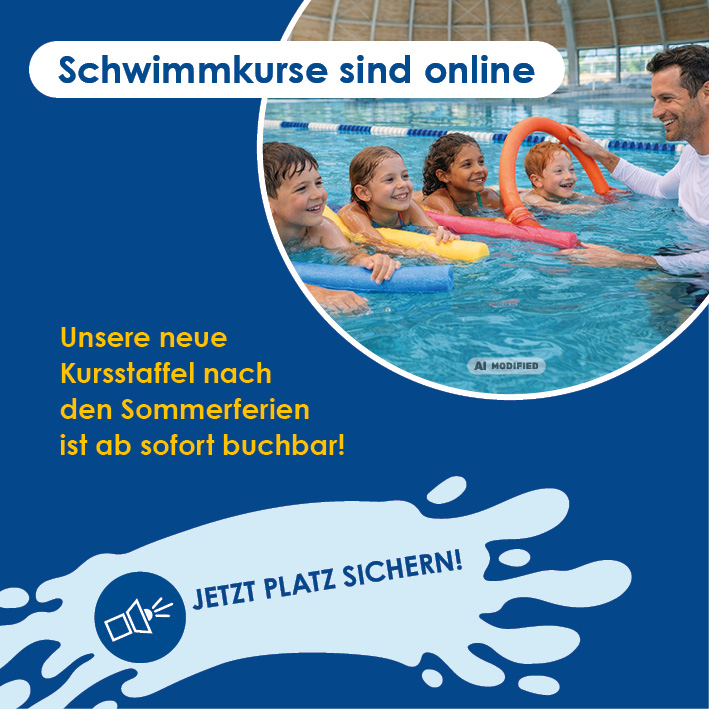 Informationsdatei mit Angaben zur neuen Kursstaffel der Schwimmschule